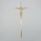 Gold Plating ZD012 Casket Crucifix , Coffin Cross With Christian Pattern