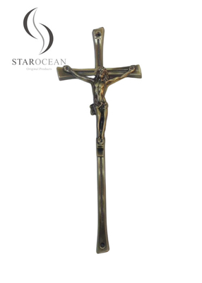 Προσαρμόσιμο Αντικατάστατο μεταλλικό κηδεμονικό σταυρό από χαλκό 39*15cm πιστοποιημένο από την SGS ZJ-01